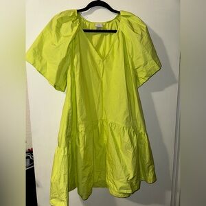 A New Day Women's Flutter Short Sleeve Mini Shift Dres